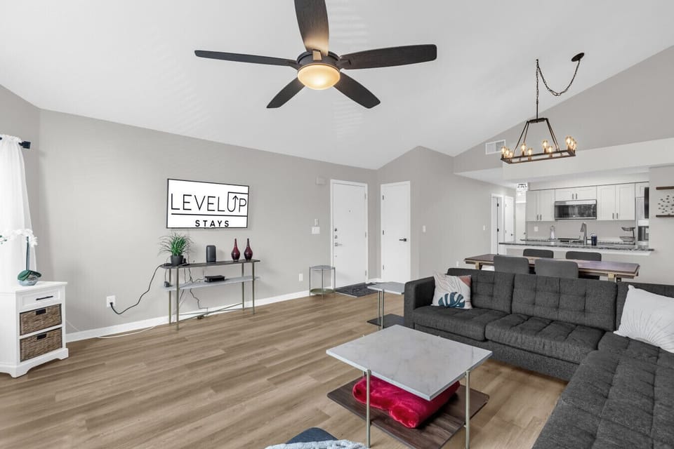 Bright, open, and welcoming — your home base for laughter, movies, and making memories
