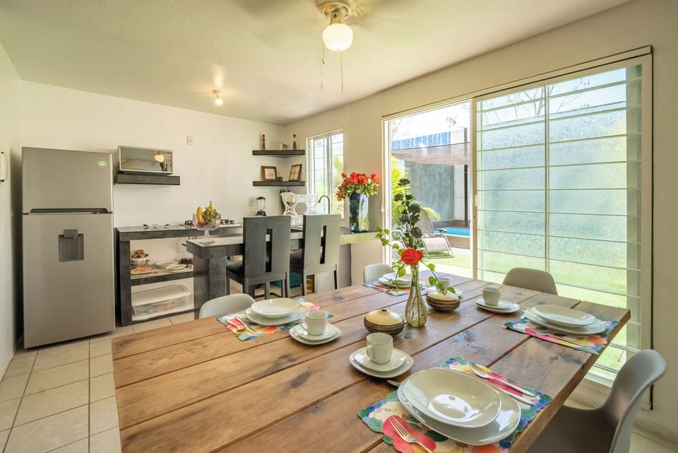 Family House, Courtyard View | Dining room
