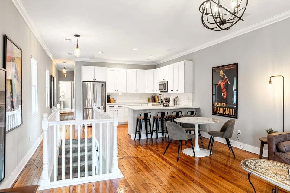 Kitchen and Living Room