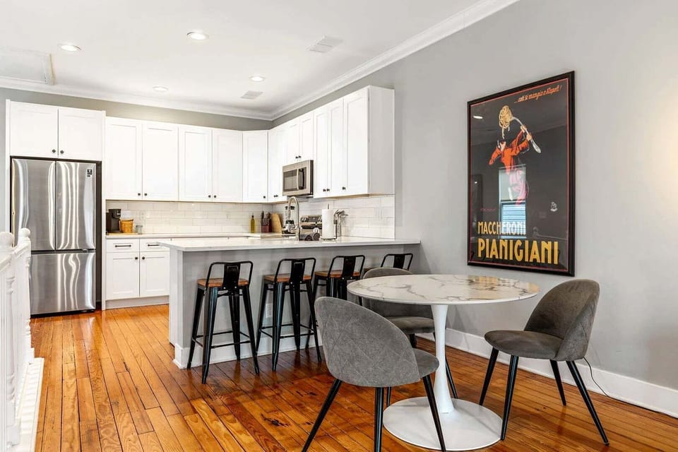 Kitchen and Living Room