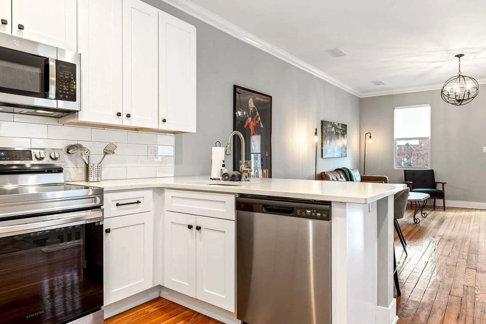 Kitchen and Living Room