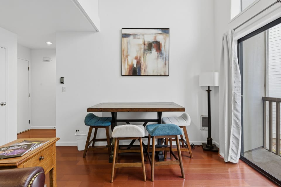 Dining space designed for easy meals and time together.