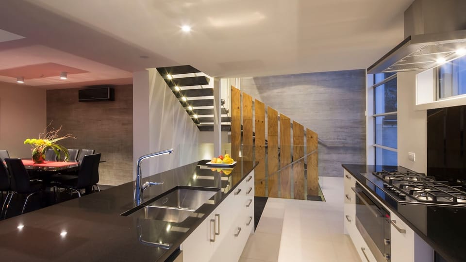 Fully provisioned kitchen