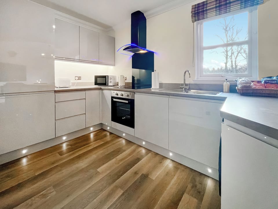 Kitchen | Dee View Apartment, Banchory