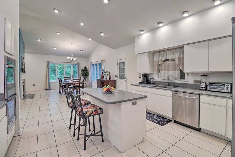 Kitchen | Spacious Layout with Center Island and Stainless Appliances