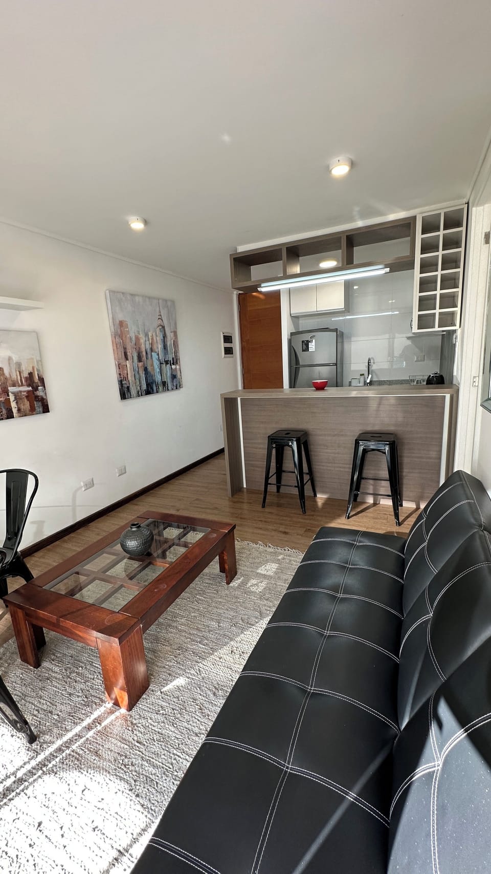 B4 Depto Single | Living area | TV