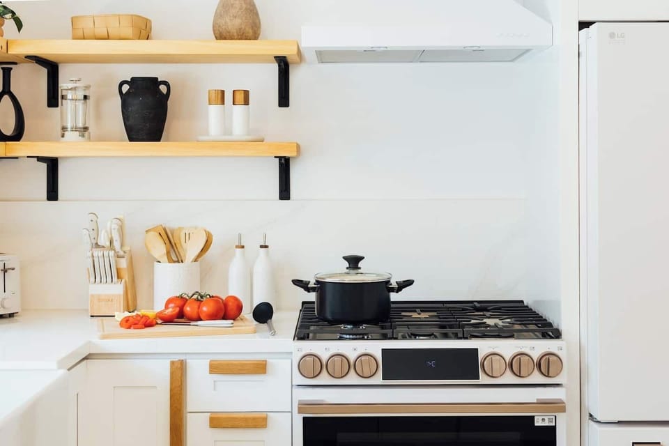 Fully equipped kitchen - cook whatever your heart desires. You don't want to cook, we have a microwave too :).