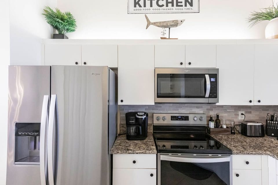 Appliances and cabinet space.