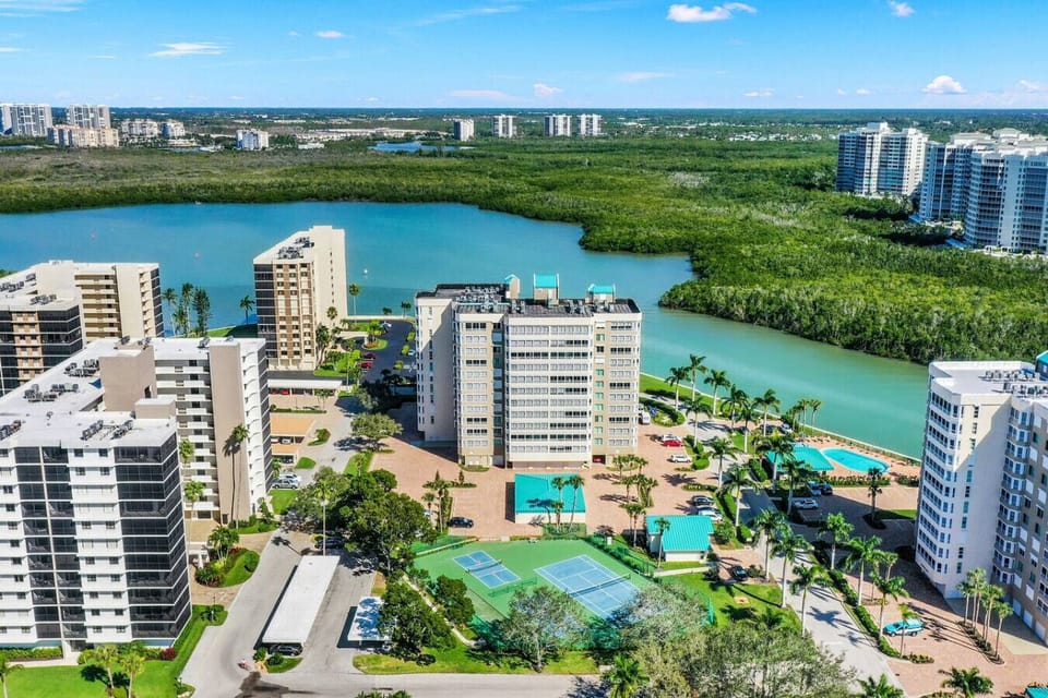 Arial view of your future home away from homes.