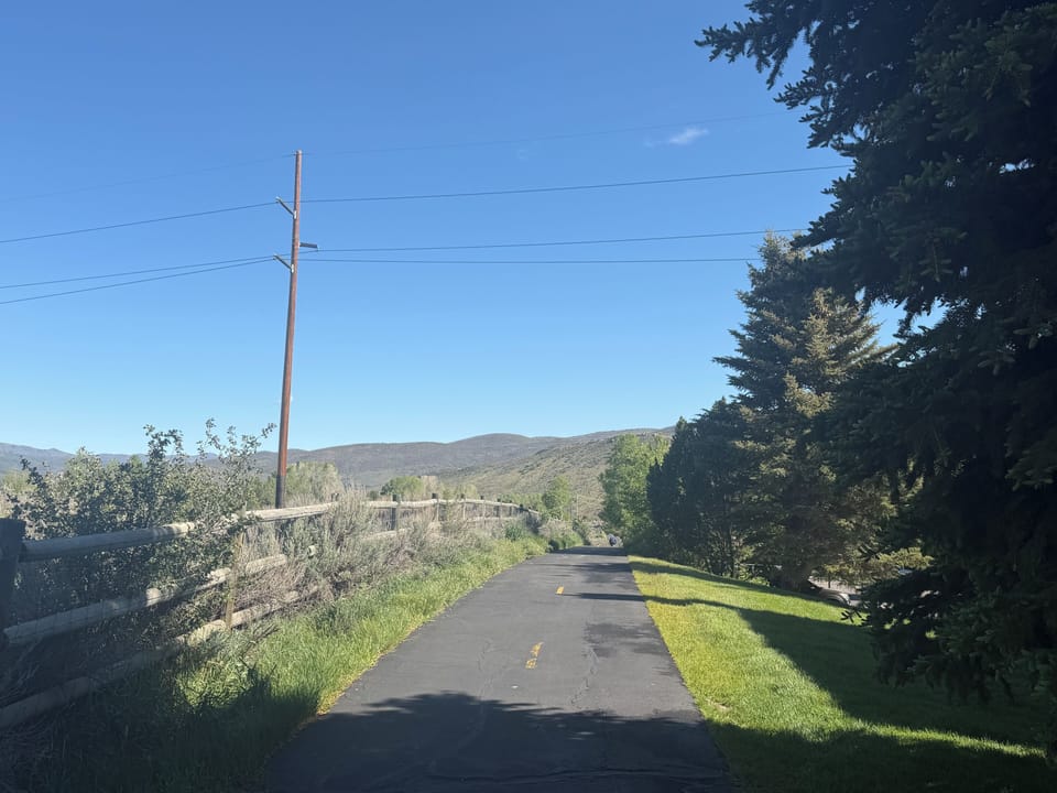 Walking or biking trail 