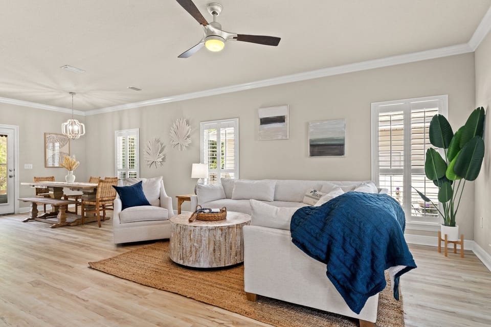 Open concept living area