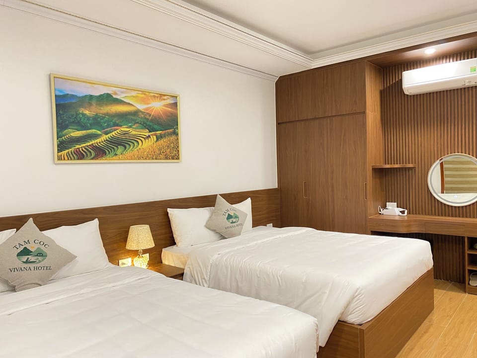 Superior Quadruple Room, Balcony, Mountain View | Premium bedding, Select Comfort beds, desk, laptop workspace