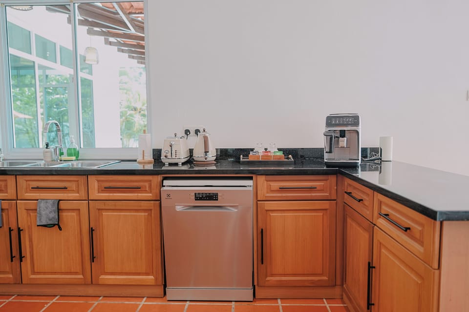 Luxury Villa, Private Pool, Sea View | Private kitchen | Espresso maker, coffee/tea maker, electric kettle, toaster