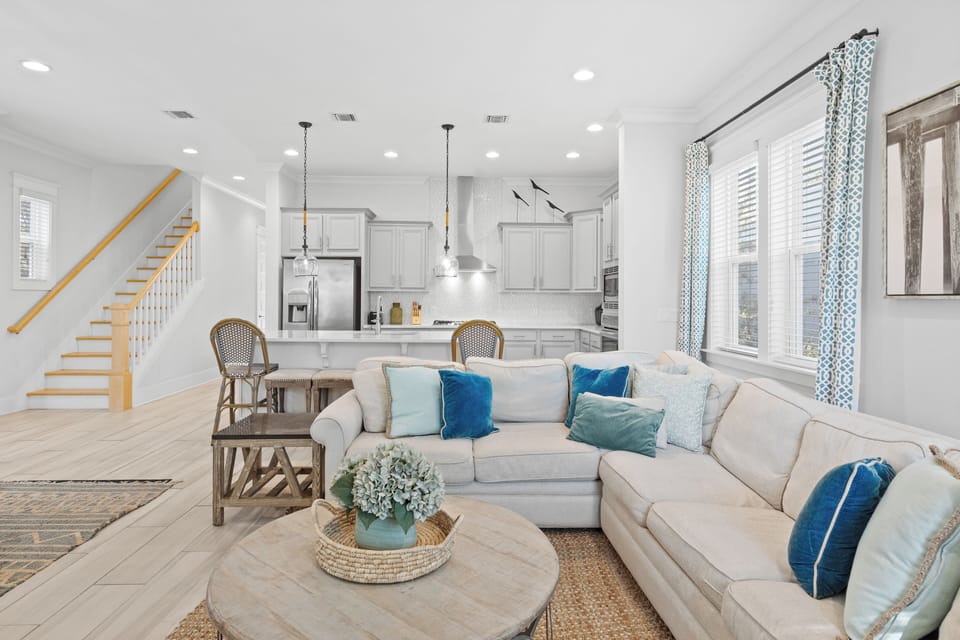 Spacious open floor plan.