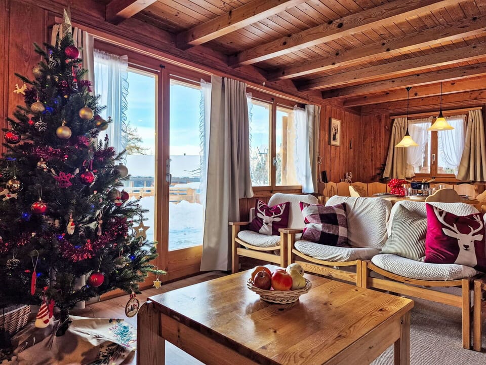 Furniture, Wood, Interior Design, Home, House, Winter, Room, Cottage, Living Room, Chair