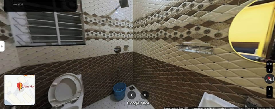 Two-Bedroom Family Apartment | Bathroom | Shower, rainfall showerhead, hair dryer, bathrobes