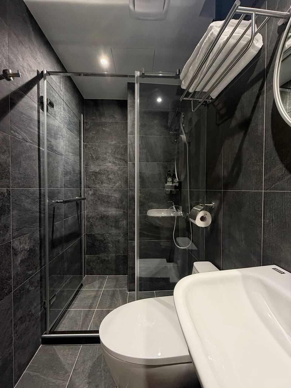 Classic Double Room | Bathroom | Shower, hair dryer, towels, shampoo
