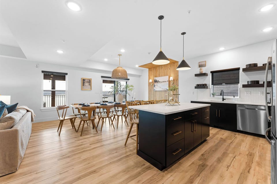 Fully stocked kitchen