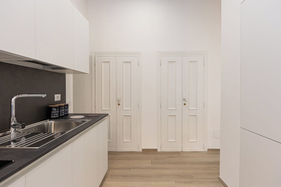 Apartment | Private kitchen | Microwave, stovetop, dishwasher, espresso maker