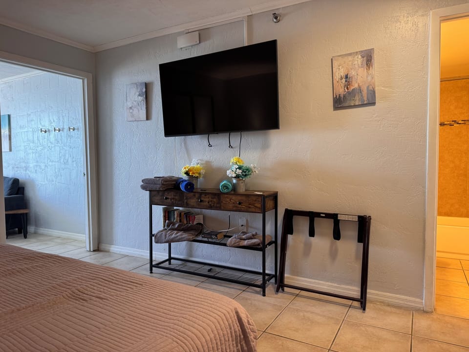 smart tv in the bedroom