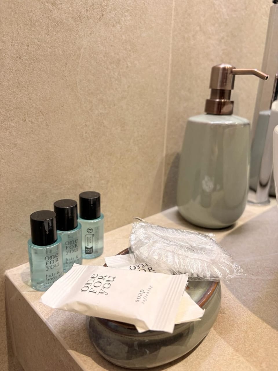 Basic Quadruple Room | Bathroom | Shower, free toiletries, hair dryer, bidet
