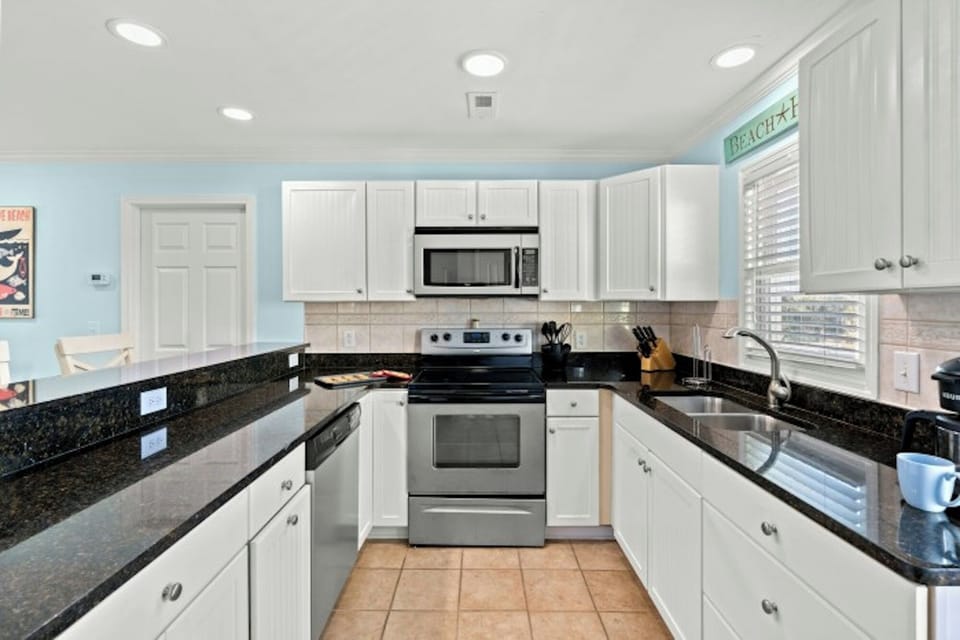 The family chef will love this updated kitchen complete with a huge workspace.