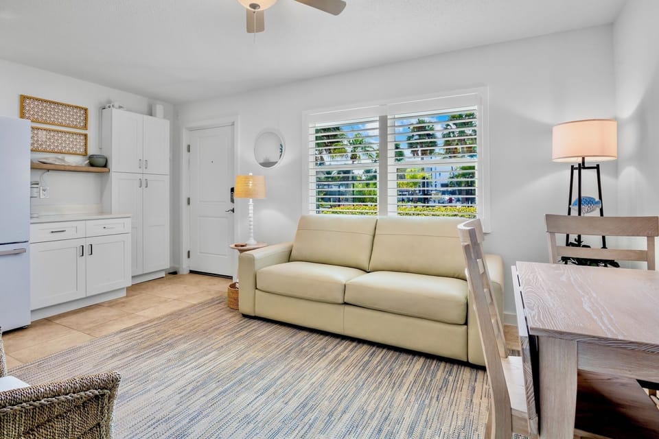 Relax in your bright living space