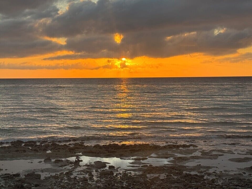 Watch the beautiful sunsets from the porch.