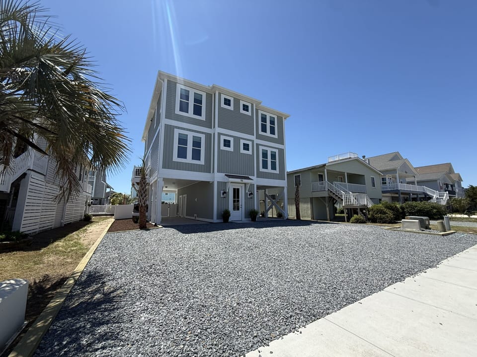 Exterior front; ampule parking