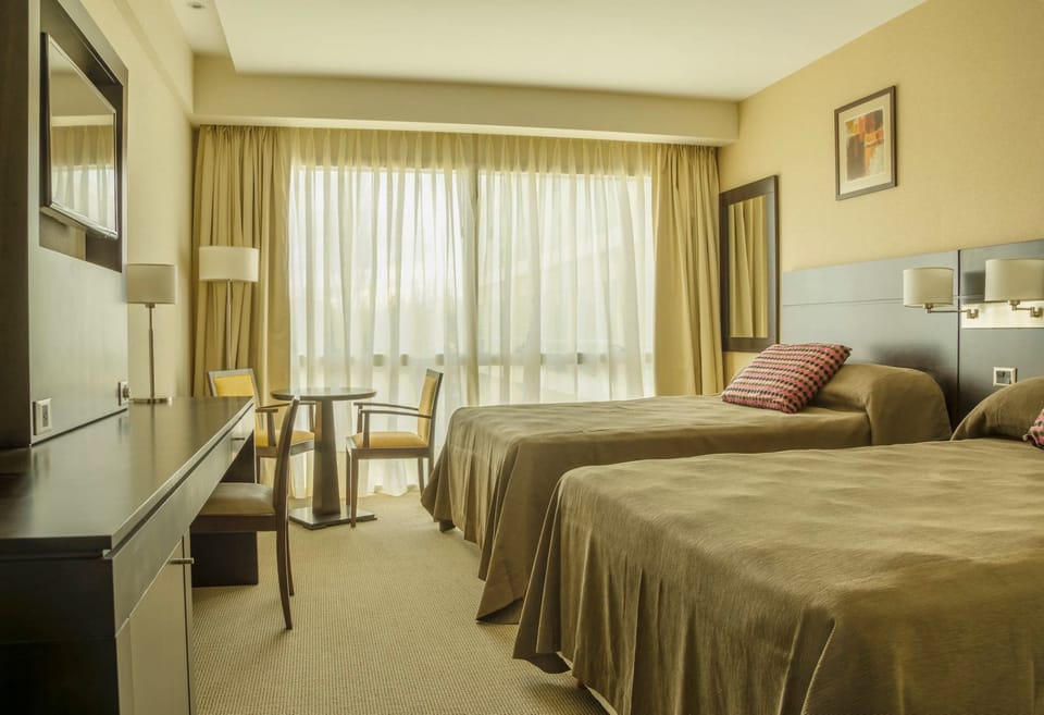 Standard Double Room, 2 Queen Beds | In-room safe, desk, blackout drapes, soundproofing