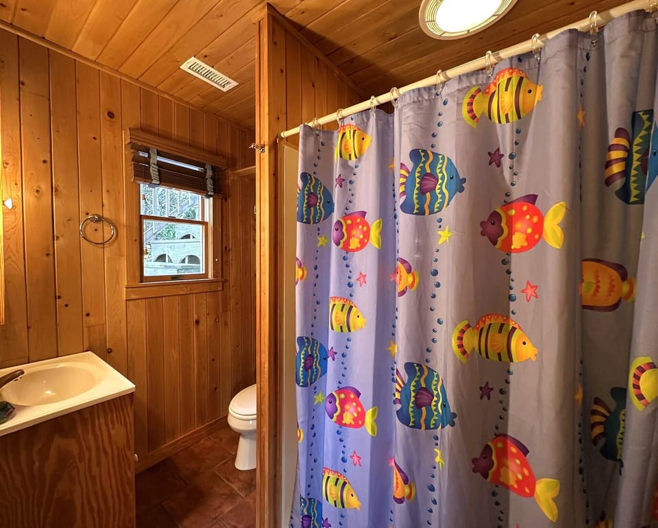 Den Bathroom with Shower Only, First Floor