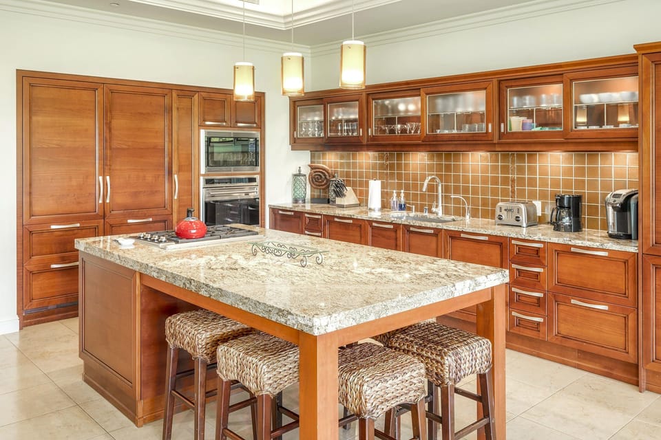 Villa, Multiple Beds, Lanai, Garden View (Ho'olei Unit 12-2) | Private kitchen | Coffee/tea maker