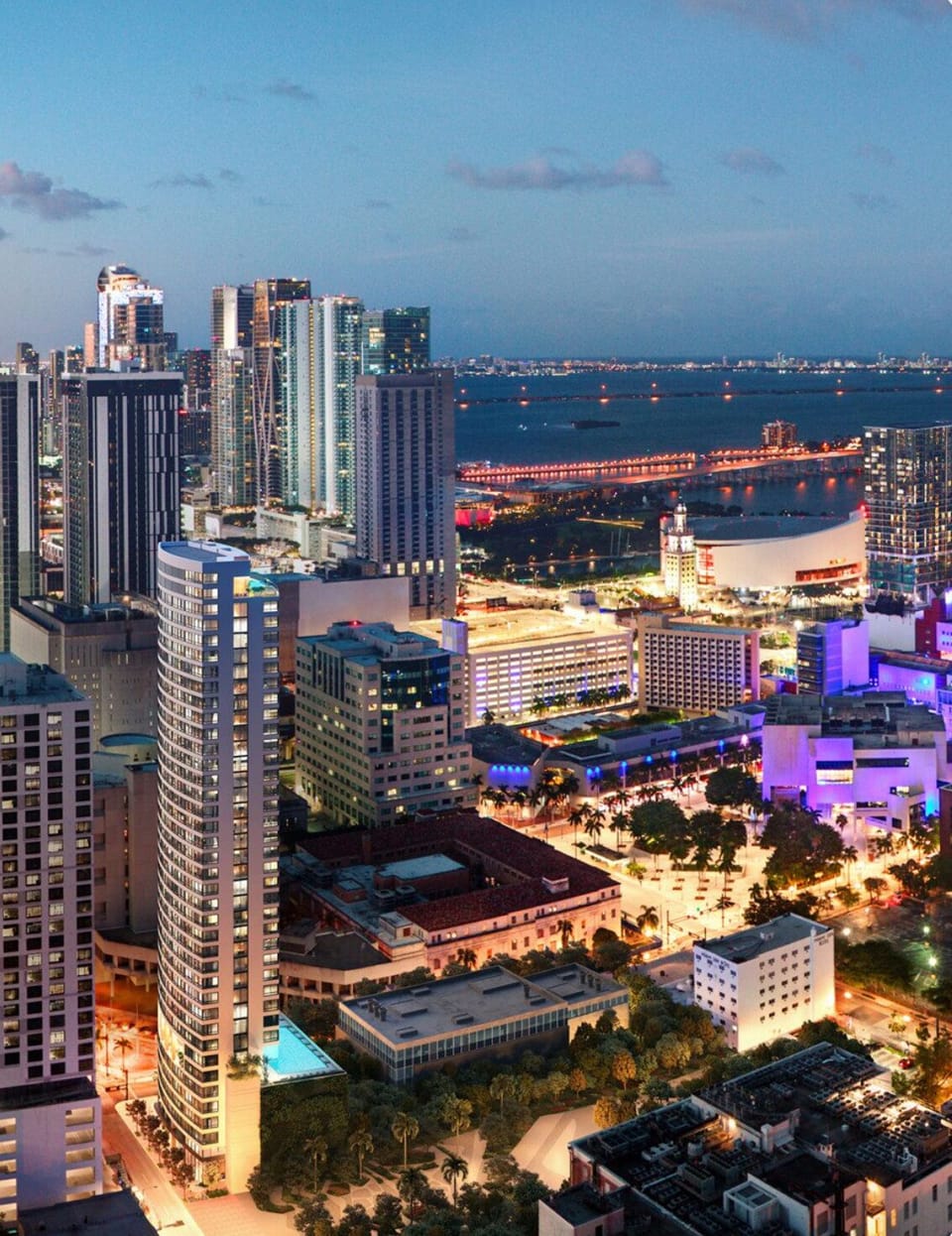 Downtown Miami view