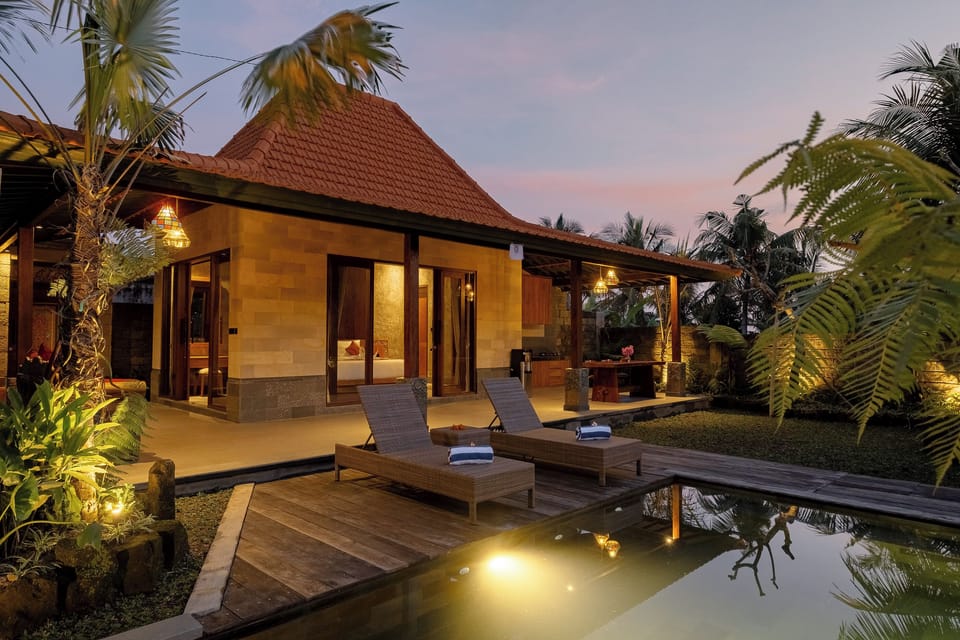 Front of property - evening/night
