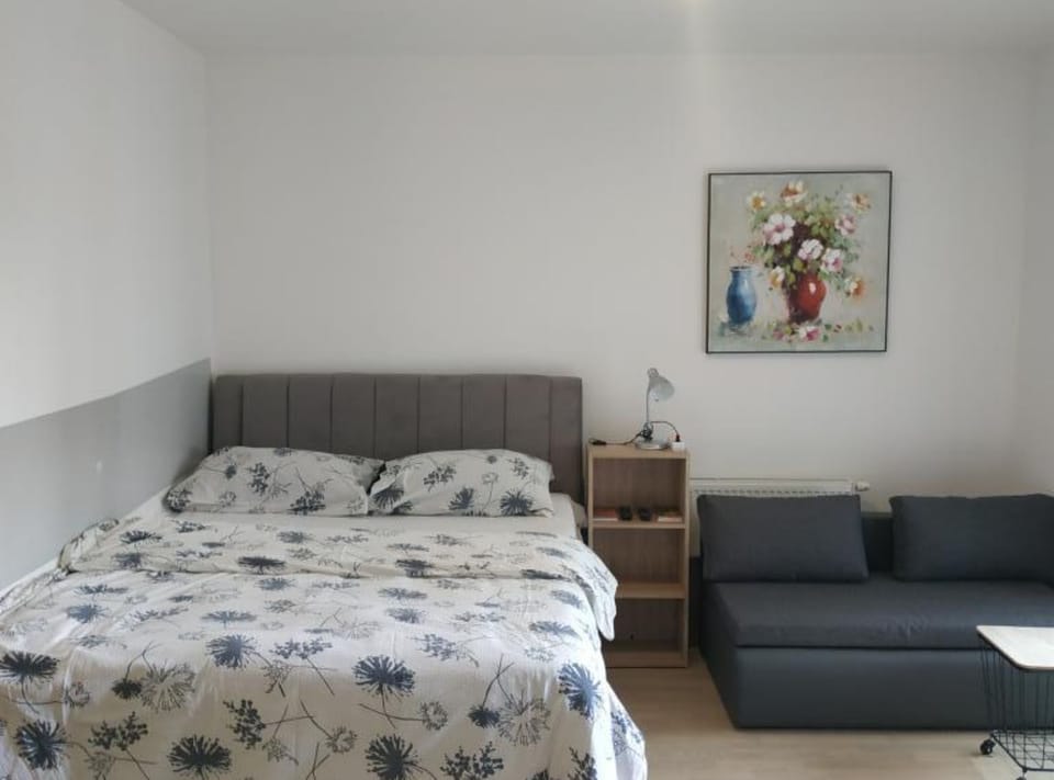 Studio (Studio Apartment With Balcony) | Living room | 32-inch flat-screen TV with satellite channels