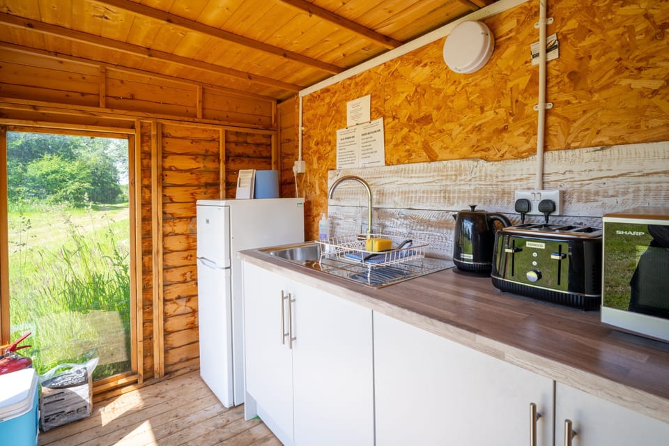 Inside shared kitchen - You are advised to bring any cooking equipment you may need
