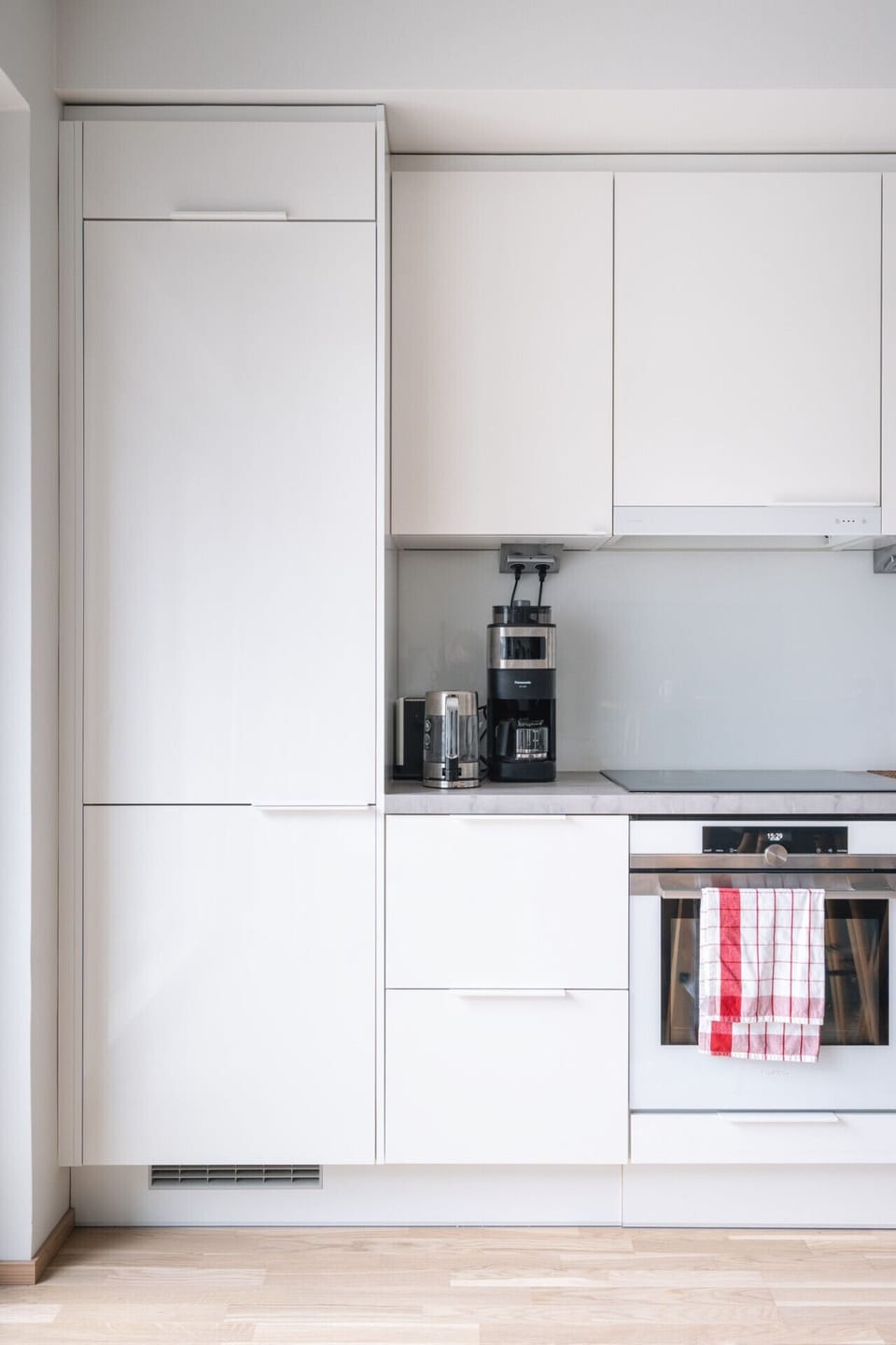 Fully equipped kitchen with everything needed for home cooking.