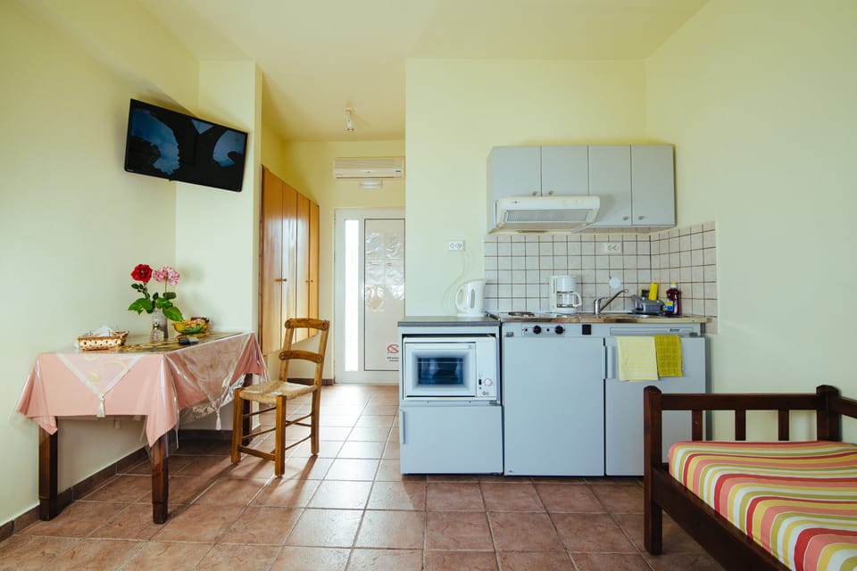 Apartment, 1 Bedroom | Private kitchenette | Fridge, oven, stovetop, coffee/tea maker
