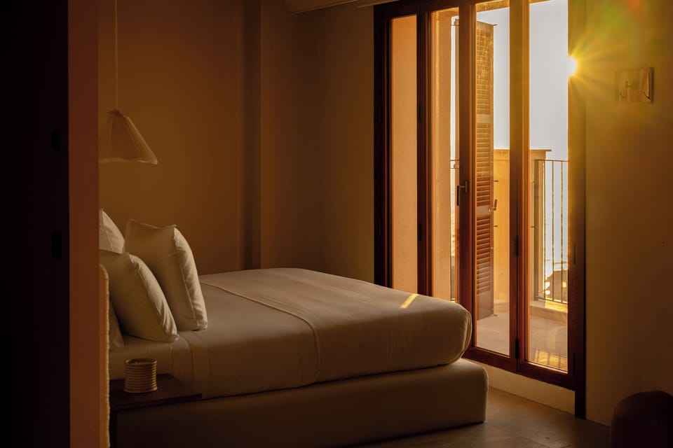 Double Room, Sea View | Premium bedding, minibar, in-room safe, desk