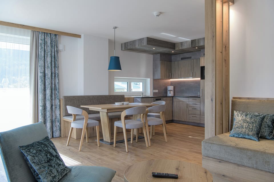 Standard Apartment, 2 Bedrooms, Balcony, Mountain View | Private kitchen | Highchair
