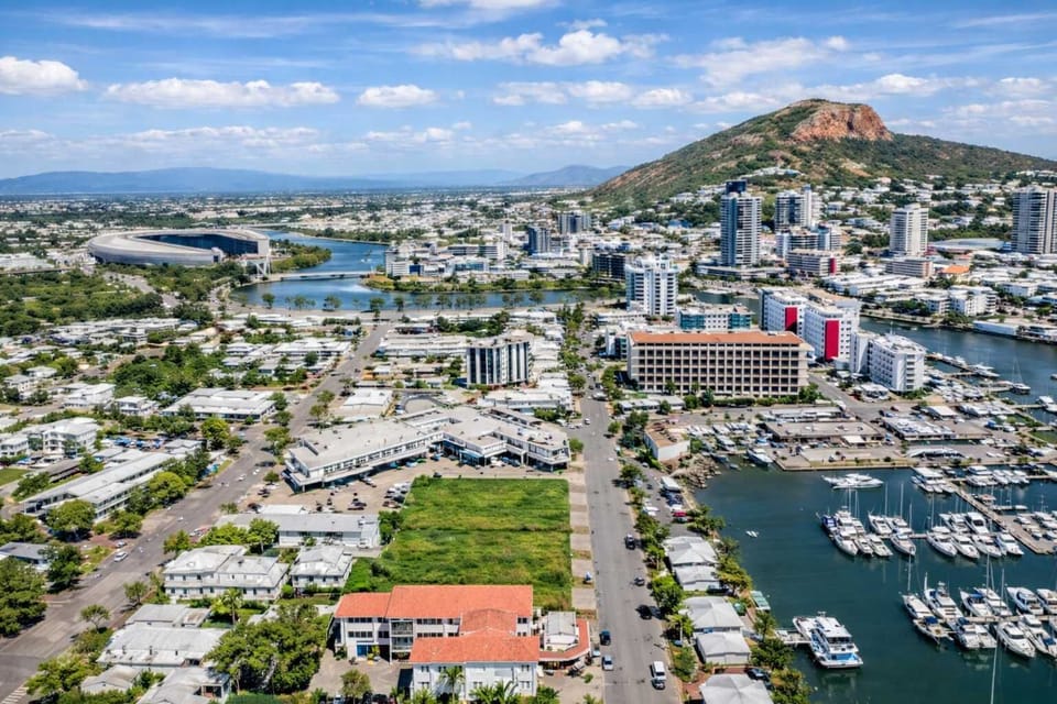 Townsville Marina and Waterfront Aerial View