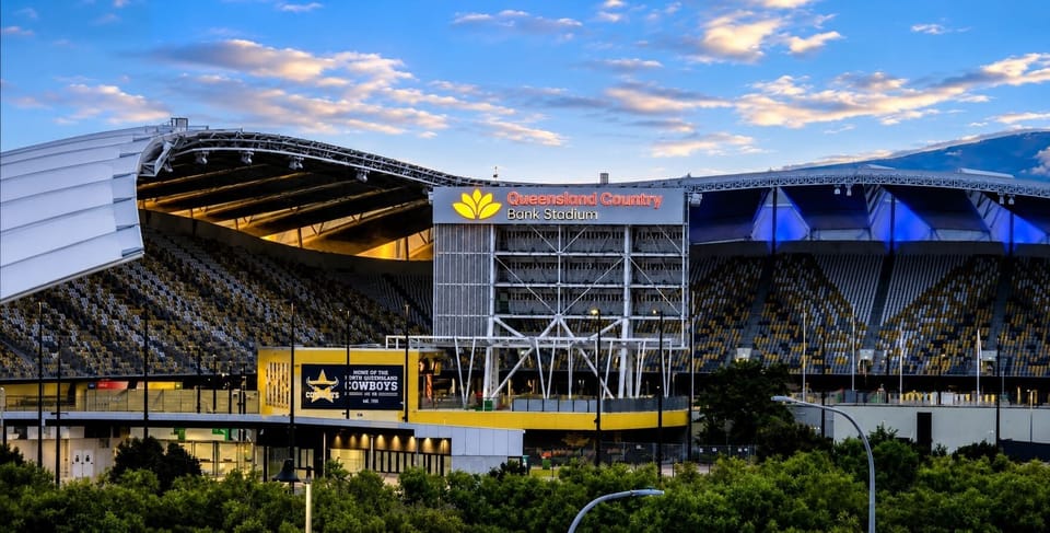 Queensland Country Bank Stadium – just minutes from your stay, perfect for Cowboys games, concerts and major events.