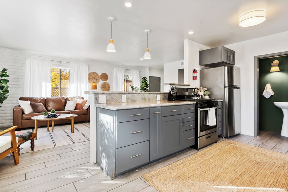 Fully equipped kitchen with everything you need!