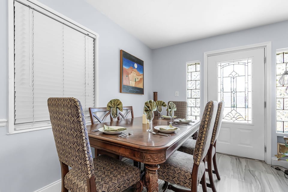 19th century dining room table for formal affairs
