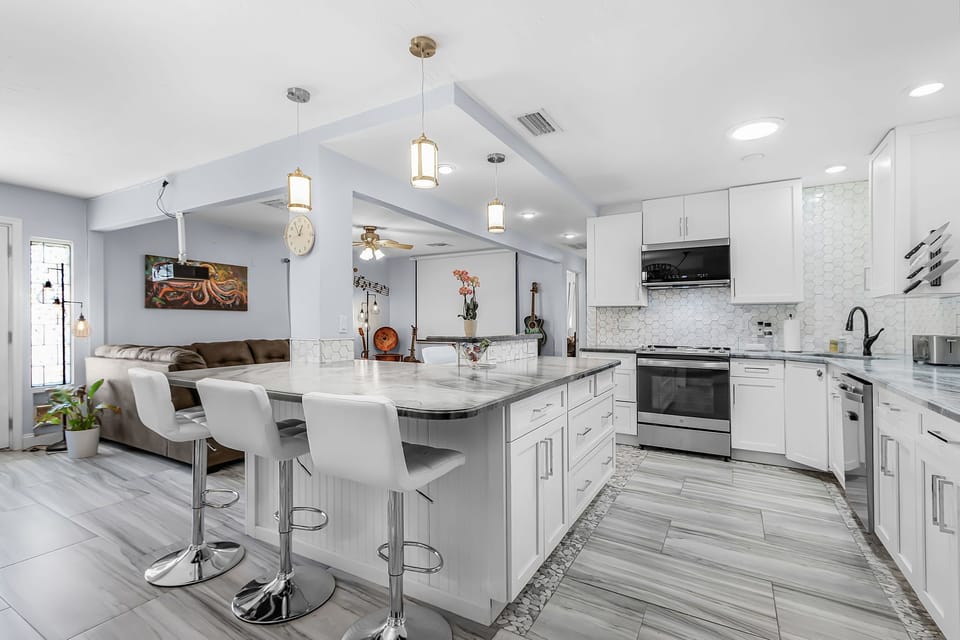 Large kitchen for the at home chef