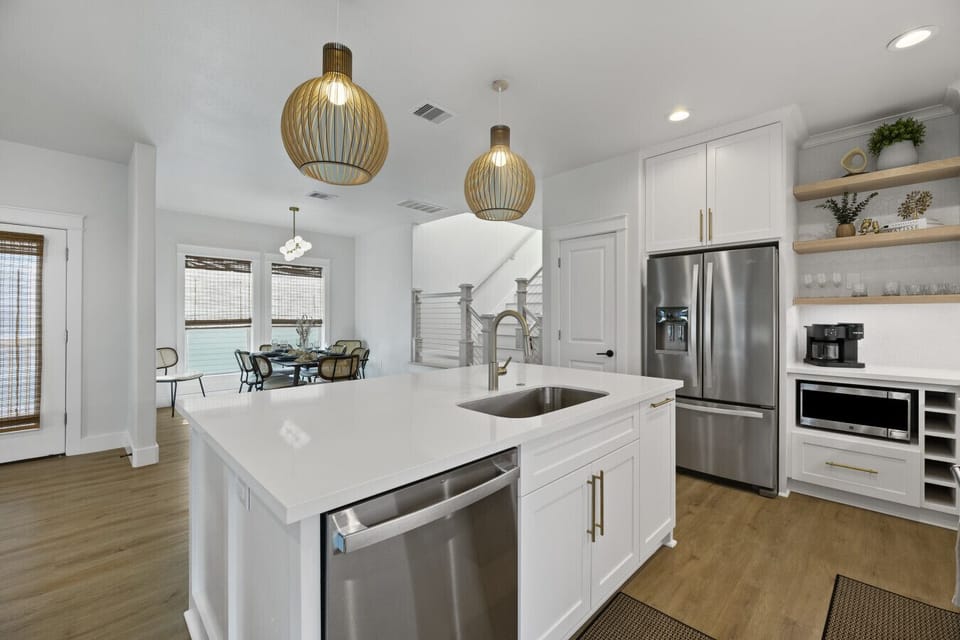 Another angle of the kitchen