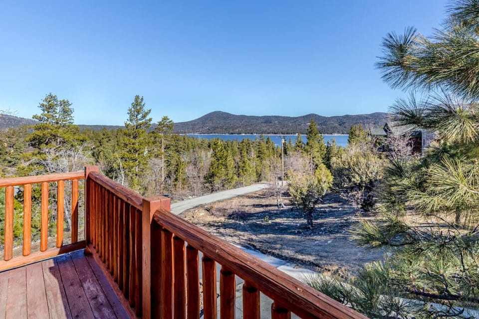 upper deck and driveway