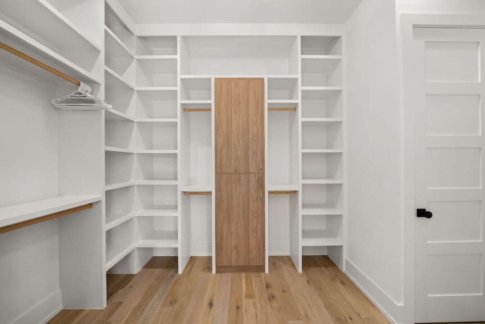 Master Walk-in Closet with Plenty of Space for Luggage