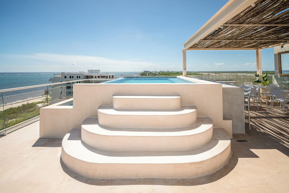 Rooftop pool