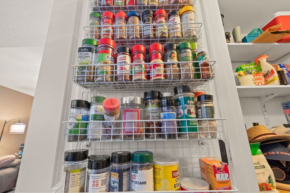Fully stocked kitchen